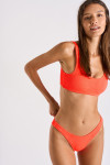 Bikini coral JUSTIN & NAIDA SCRUNCHY - 2
