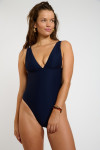 ODALIS ROMEO navy blue one-piece swimsuit