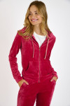 FRESCO SEALAKE pink velvet jacket - 1