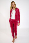FRESCO SEALAKE pink velvet jacket - 3