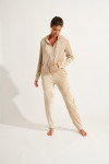 KEENAN SEALAKE ecru velvet trousers - 3