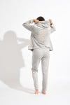 KEENAN SEALAKE light grey velvet trousers - 5