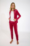 Roze fluwelen broek KEENAN SEALAKE - 6