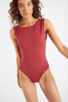 Calva Nara rozenhout roze badpak - 3