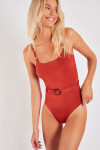 Costume da bagno intero mogano Cariti Amores - 4