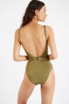 Maillot de bain 1 pièce kaki CARITI AMORES - 5