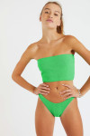 Nolo & Naida Scrunchy green two-piece bikini