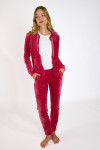 KEENAN SEALAKE raspberry pink velvet trousers - 4
