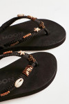 LUCERO TAHUATA black flip-flops