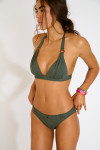 MAHO & DITA SANTAFE khaki push-up swimsuit
