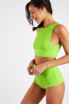 Bañador de dos piezas verde manzana MALEO & NAZA SCRUNCHY