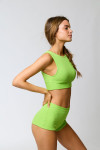 Bañador de dos piezas verde manzana MALEO & NAZA SCRUNCHY