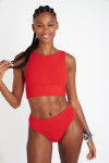 Maillot de bain brassière orange MALEO & MANHA SCRUNCHY
