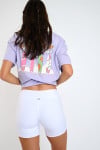 Witte biker short Zelig Moonrib - 8