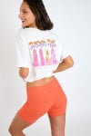 Oranje biker short Zelig Sunrib - 3