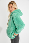 Oversized fleece sweatshirt groen BRADLEY YAMASKA - 6