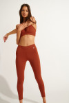 EAGLE WELLNESS brown sport leggings - 3