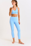 Leggings sportivi celeste EAGLE WELLNESS - 3