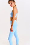Leggings sportivi celeste EAGLE WELLNESS - 4