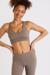 Flow Wellness beige sports bra - 1