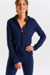 Veste de sport bleue marine FOCUS WELLNESS - 3