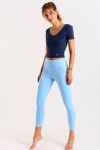Marineblauw sportshirt MANTRA WELLNESS - 3