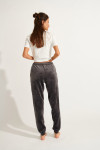 QUICK SEALAKE grey velvet trousers - 2
