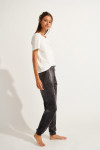 QUICK SEALAKE grey velvet trousers - 6