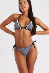 Bañador de dos piezas negro Forto & Luma Babydoll - 1