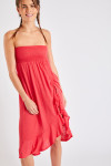 Kailua Caraiva red convertible mid-length skirt - 4