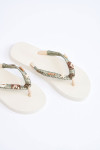 LUCERO TAHUATA ecru flip-flops