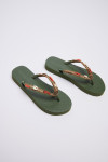 Chancletas de conchas color caqui Lucero Tahuata - 2