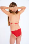 Foster Spring children's red two-piece swimsuit