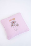 Orama Coco Mauve Embroidered Cushion Cover - 2