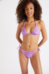 Slip bikini con bandane lilla Rico & Lina Benita - 2