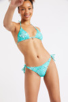 Bikini imprimé bandanas coloris jade Rico & Lina Benita - 1