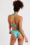 Bikini imprimé bandanas coloris jade Rico & Lina Benita - 5