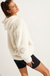 BRADLEY YAMASKA off-white oversized fleece sweatshirt - 6