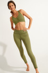 EAGLE WELLNESS khaki sport leggings
