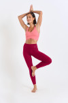 Eagle Wellness burgundy sports leggings