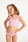 Bikini rosa para niña Mini Peanuts Retro