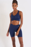 Wielershort marineblauw PAMA WELLNESS - 3