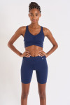 Wielershort marineblauw PAMA WELLNESS - 4