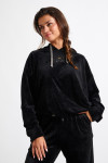 Sudadera de terciopelo negro BRADLEY SEALAKE - 1
