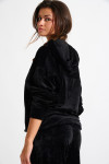 Sudadera de terciopelo negro BRADLEY SEALAKE - 2