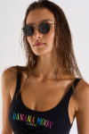 Brown round sunglasses for women LUNETTE BM26504