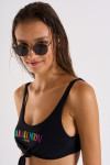 Brown round sunglasses for women LUNETTE BM26504