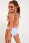 Blauw gestreepte bikini voor meisjes MINI TWIGGY CITALI