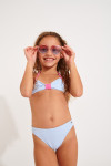 Blauw gestreepte bikini voor meisjes MINI TWIGGY CITALI