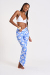 Pantaloni lilla stampa a fiori Noelo Islandgirl - 2